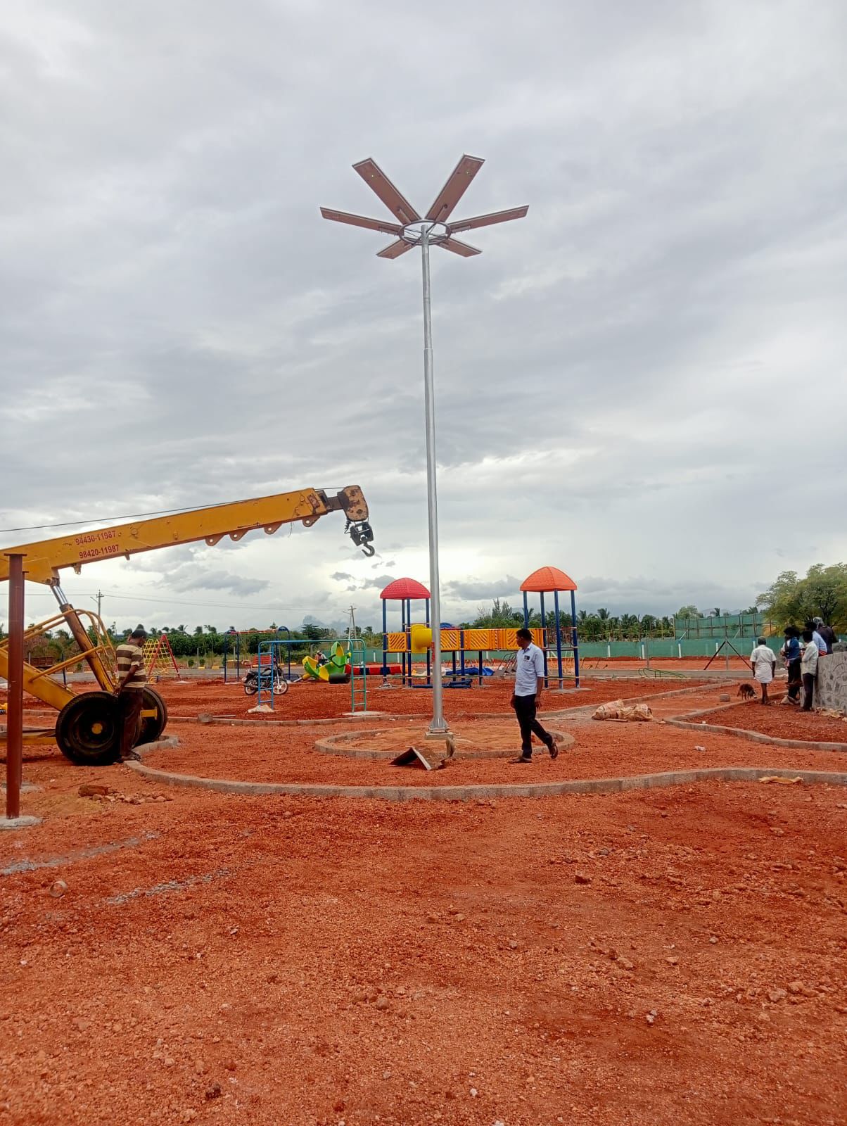 Solar Mini Mast Lighting